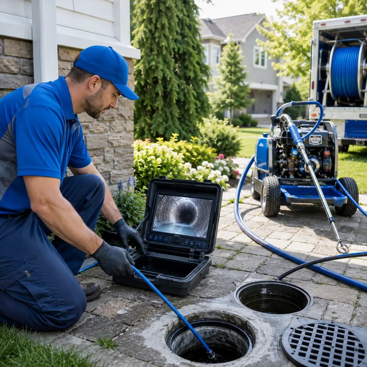 Outdoor drain cleaning professionals serving Lowland, NC